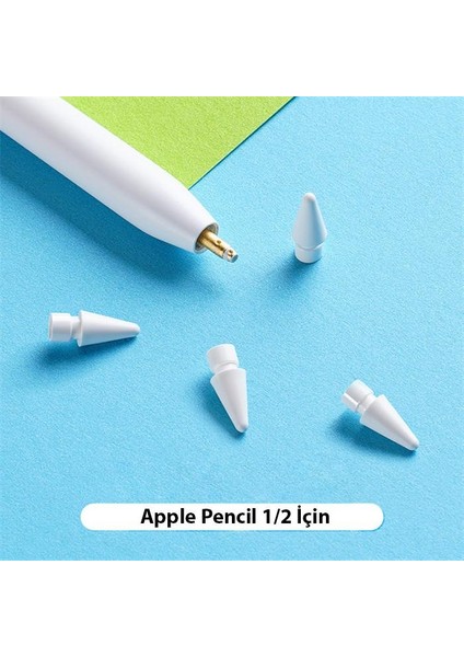 Apple Pencil Için 2 Adet Yedek Uç Apple Pencil 1 Yedek Uç Apple Pencil 2 Yedek Uç 2 Adet