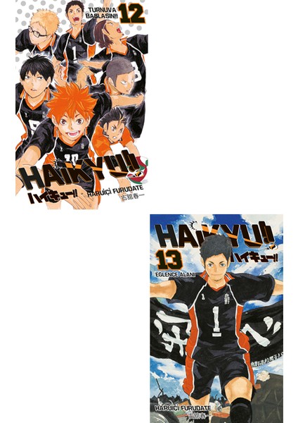 Haikyu 12 - 13. Ciltler Manga Seti - Haruichi Furudate - Matematik Öğreten Ayraç