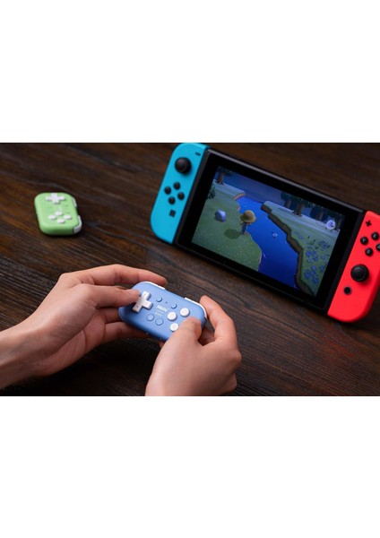 Micro Bluetooth Oyun Kolu Nintendo Switch, Pc, Mac Os, Android Mavi