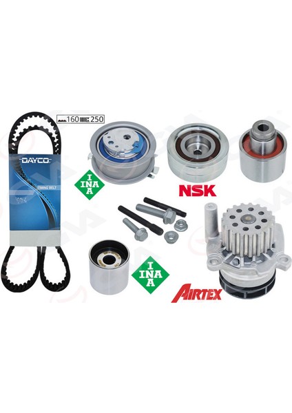 Devirdaimli Triger Seti Crafter-T6-A3-Jetta-Caddy-Polo-Passat 1.6-2.0 Tdi Cayb/c/d- Caab/c-Ckub-Cffb Cfwa-Caga 102008