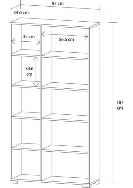 Dosya Dolabı Beyaz 97 cm