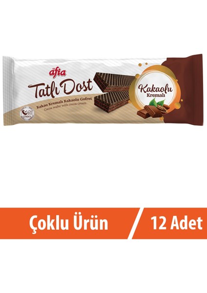 Tatlı Dost Kakao Kremalı Gofret 12X140 gr