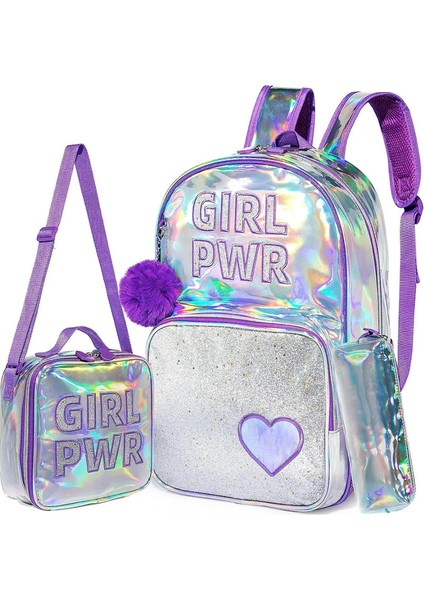 Cicibears Okul Kız Sırt Çantası - Mor (Yurt Dışından)