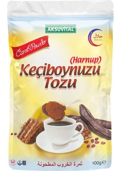 Öğütülmüş Harnup (Keçiboynuzu) Tozu 100 Gr.