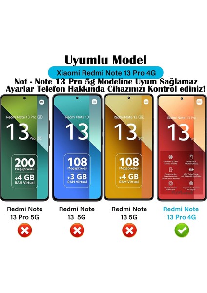 MTK Moveteck Xiaomi Redmi Note 13 Pro 4g Kılıf 360 Tam Kaplar Deri Dokulu Kapaklı Kartvizit Bölmeli Cüzdan Standlı Kopçalı Kartlıklı Dikişli 360 Kapak