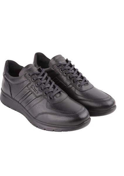 16241 Siyah Günlük Deri Ayakkabı modelleri