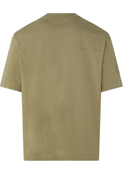 Erkek Logolu Kısa Kollu Pamuklu Yeşil T-Shirt K10K111123-MSS fiyatları