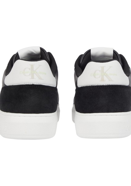 Calvin Klein Erkek Bağcıklı Marka Logolu Spor Stil Siyah Sneaker YM0YM00605-0GO