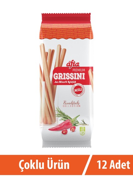 Grissini Acı Biberli 12X60 gr