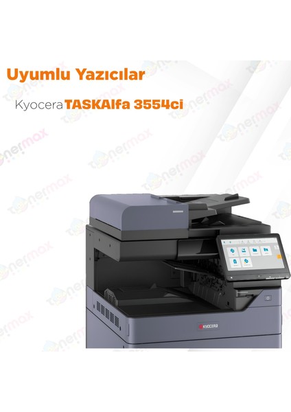 Kyocera TK-8375 Muadil Toneri Mavi / Kyocera Taskalfa 3554CI