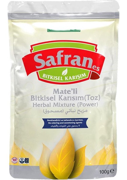 Safranes Mateli Bitkisel Karışımlı Toz 100 gr