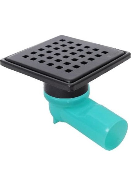 Siyah Yer Süzgeci Kare Line 9 10X10 cm