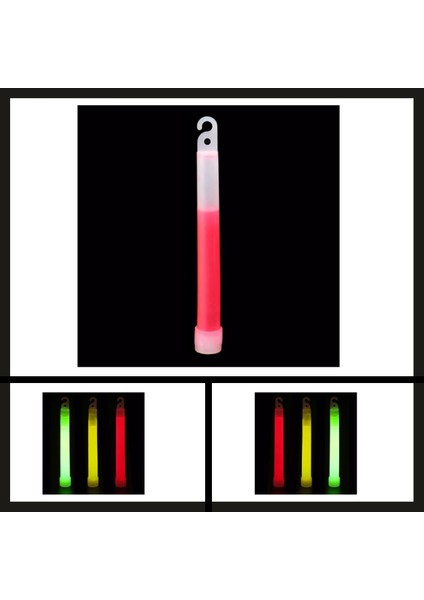 Uyguna-Yakala Kırmızı Renk 15 cm (Glow Stick) Argeus 6" Kimyasal Işık ÇUBUĞU-MLZ.249 fiyatları
