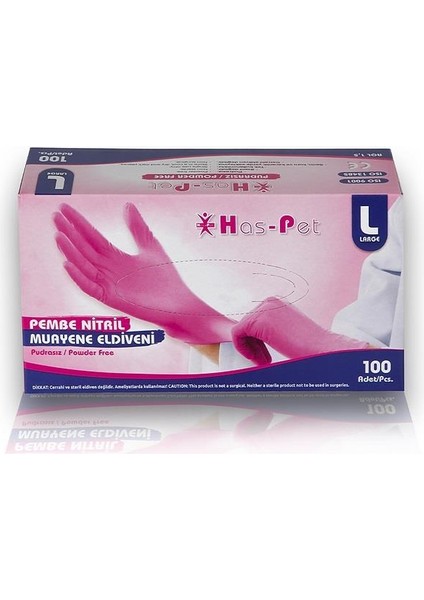 Pembe Nitril Pudrasız Eldiven fırsatları