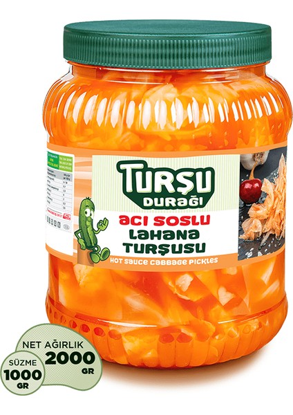 Acı Soslu Lahana Turşusu 1 KG