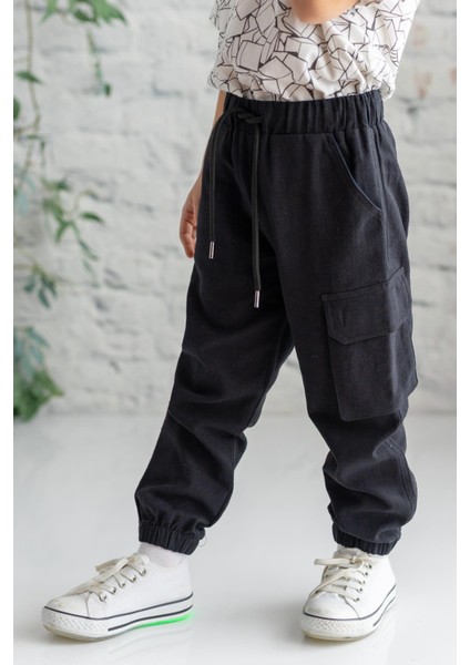 Erkek Çocuk Kargo Cepli Jogger Pantolon fırsatları