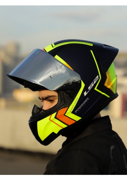 Rapıd 2 Race Extra Mat Neon Sarı-Navy Mavi Kask fiyatları