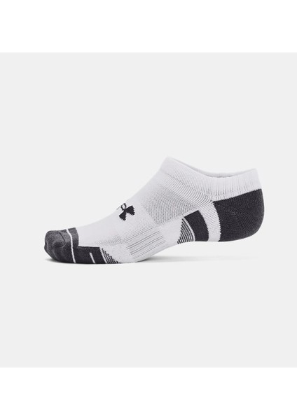 Unisex UA Performance Cotton 3’lü Paket No Show Çorap 1379526-100 fırsatları