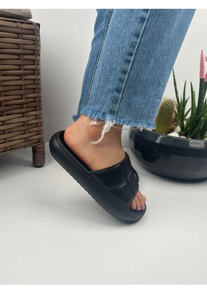 Soelite Hm Model Yumuşak Tabanlı Unisex Slide Bahçe Plaj Havuz Deniz Yazlık Günlük Terlik