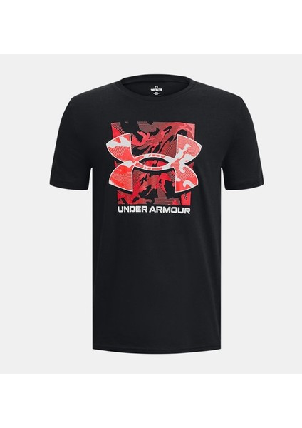 Erkek Çocuk UA Box Logo Camo Kısa Kollu 1377317-001
