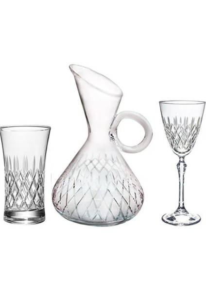 Delux Sade Bardak Takımı 25 Parça 253824