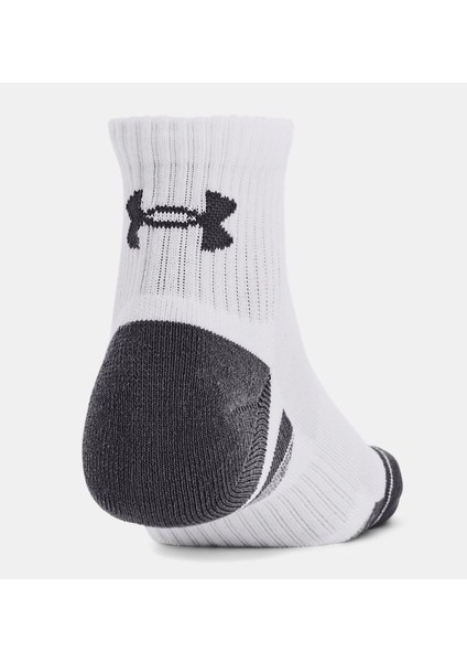 Unisex UA Performance Cotton 3’lü Paket Quarter Çorap 1379528-100 fiyatları