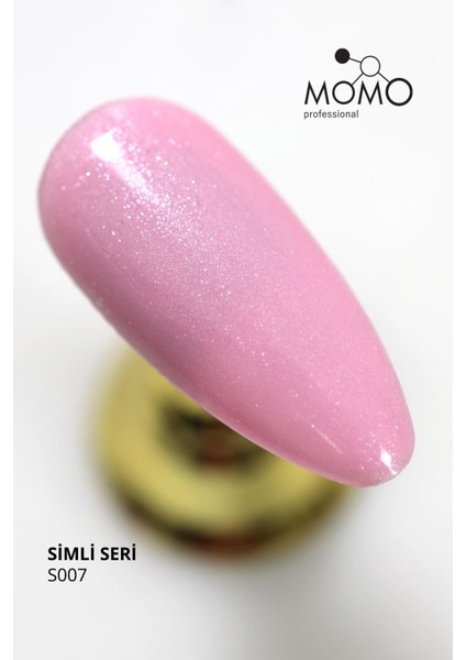 Kalıcı Oje S007, Simli Açık Pembe, 4 ml