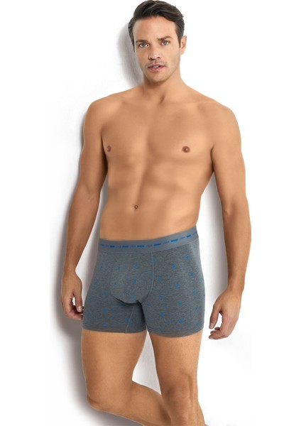 Erkek 3'lü Likralı Renkli Boxer 283 modelleri