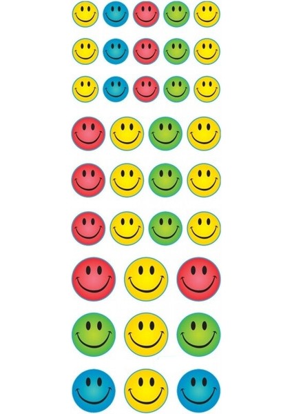 Gülen Yüz 3 Sticker Çocuklar Için 3D Puff ÇIKARTMA16,50/6,40CM