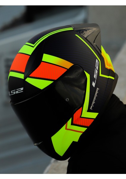 Rapıd 2 Race Extra Mat Neon Sarı-Navy Mavi Kask