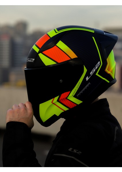 Rapıd 2 Race Extra Mat Neon Sarı-Navy Mavi Kask modelleri