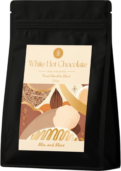 Mim And More Beyaz Sıcak Çikolata White Hot Chocolate 200 gr