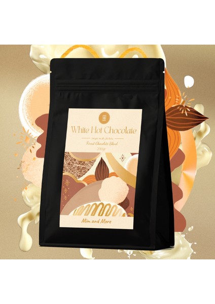 Mim And More Beyaz Sıcak Çikolata White Hot Chocolate 200 gr