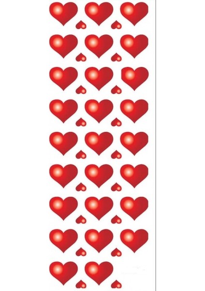 Kalp 3 Sticker Çocuklar İçin 3D Puff Çıkartma16,50/6,40Cm