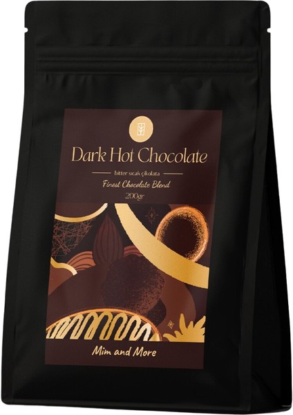 Dark Hot Chocolate - Bitter Sıcak Çikolata, 200 Gr