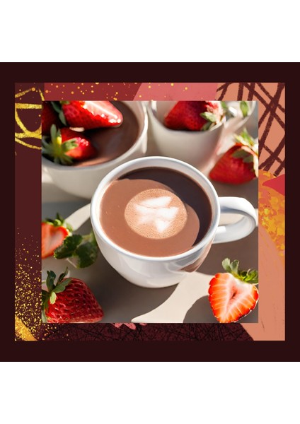 Mim And More Çilekli Sıcak Çikolata Strawberry Hot Chocolate 200 gr