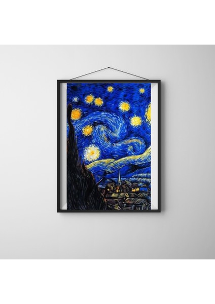 Lule Hobby Sayılarla Boyama Seti Yıldızlı Gece 40x50 cm