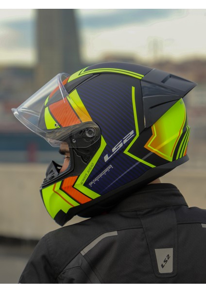 Rapıd 2 Race Extra Mat Neon Sarı-Navy Mavi Kask modelleri