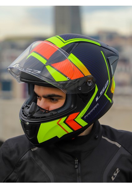 Rapıd 2 Race Extra Mat Neon Sarı-Navy Mavi Kask indirimleri