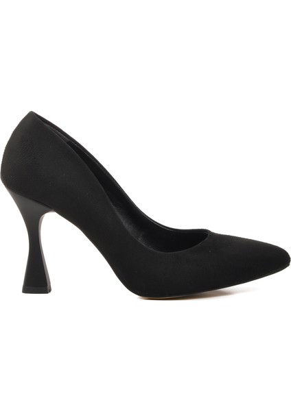 289236 Siyah Süet Kadın Stiletto