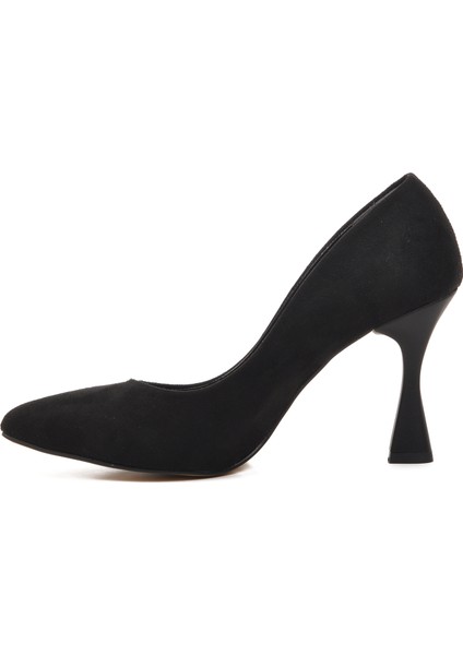 289236 Siyah Süet Kadın Stiletto