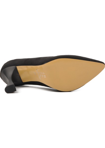 289236 Siyah Süet Kadın Stiletto