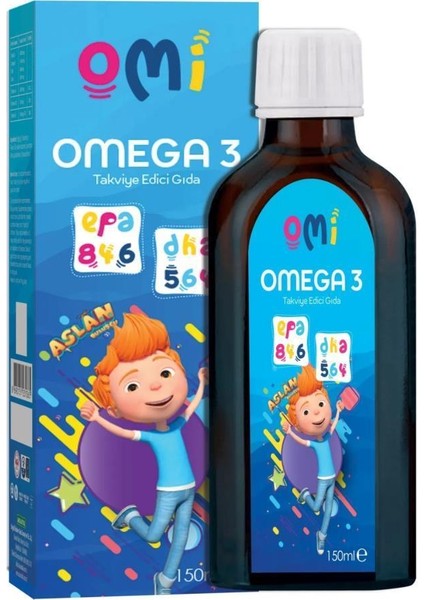 Omi Aksu Vital Omega 3 Takviye Edici Gıda Suplement 150 ml