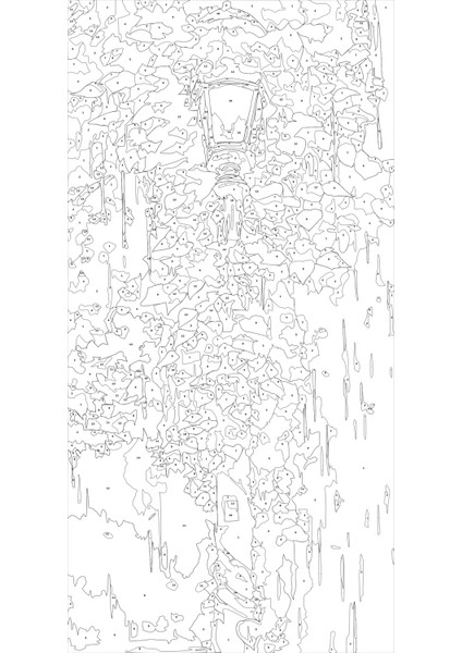 Sayılarla Boyama Seti Sokak Lambası 40x50 cm fırsatları