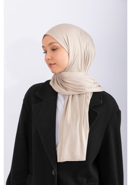Penye Şal Jersey - Bademi