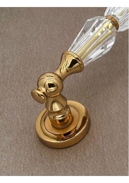 Topkapı Kristal Cam Albirifin Çekme Kapı Kolu Sürgülü Kapı Çekme Kolu 1 Adet
