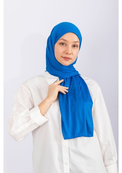 Penye Şal Jersey - Saks Mavisi fırsatları