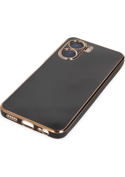 Vivo Y16 Kılıf Volet Silikon - Siyah 300099