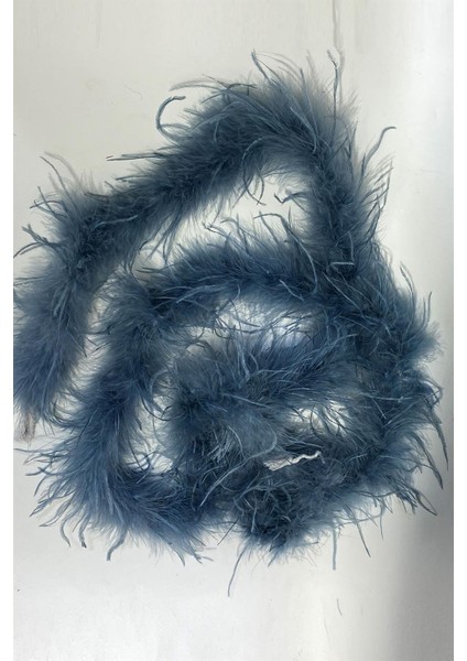 Indigo Mavi Malibu Deve Kuşu Tüyü fırsatları