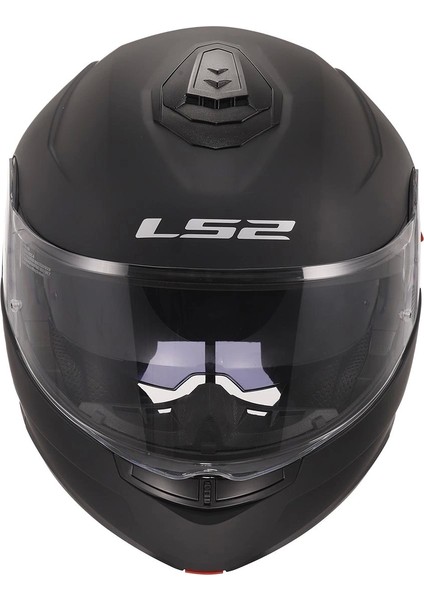 Ls2 Strobe 2 Çene Açılır Mat Siyah Kask